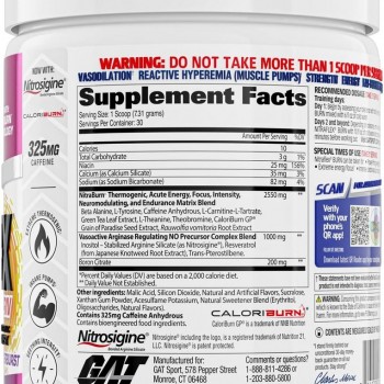 NITRAFLEX Burn By Pre Workout NITRAFLEX Burn By Pre Workout